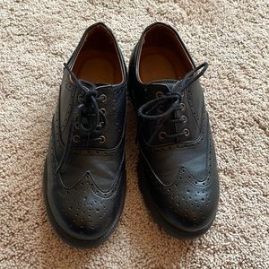 Boy Oxford Dress Shoes black leather size 3 youth Vince camuto